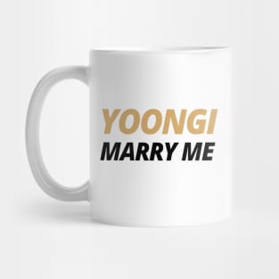 Yoongi Marry Me (BTS / Agust D / SUGA) Mug